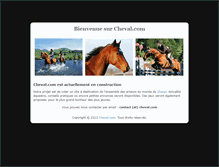 Tablet Screenshot of cheval.com